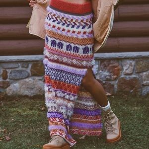 Free People Stargazer Rainbow Skirt